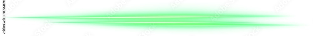 Fototapeta premium Green Neon Lines