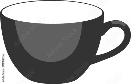 Hot beverage, tea cup icon
