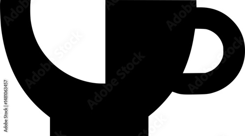 Hot beverage, tea cup icon
