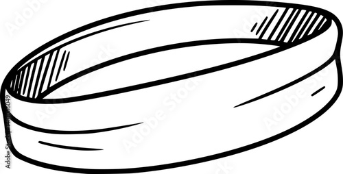 hair bands icon, hair bands vector illustration-simple illustration of hair bands, perfect for hair bands logos and icons
