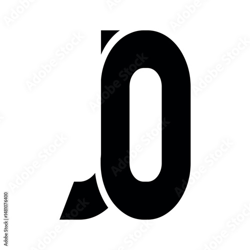 Letter jo vector Logo Design.