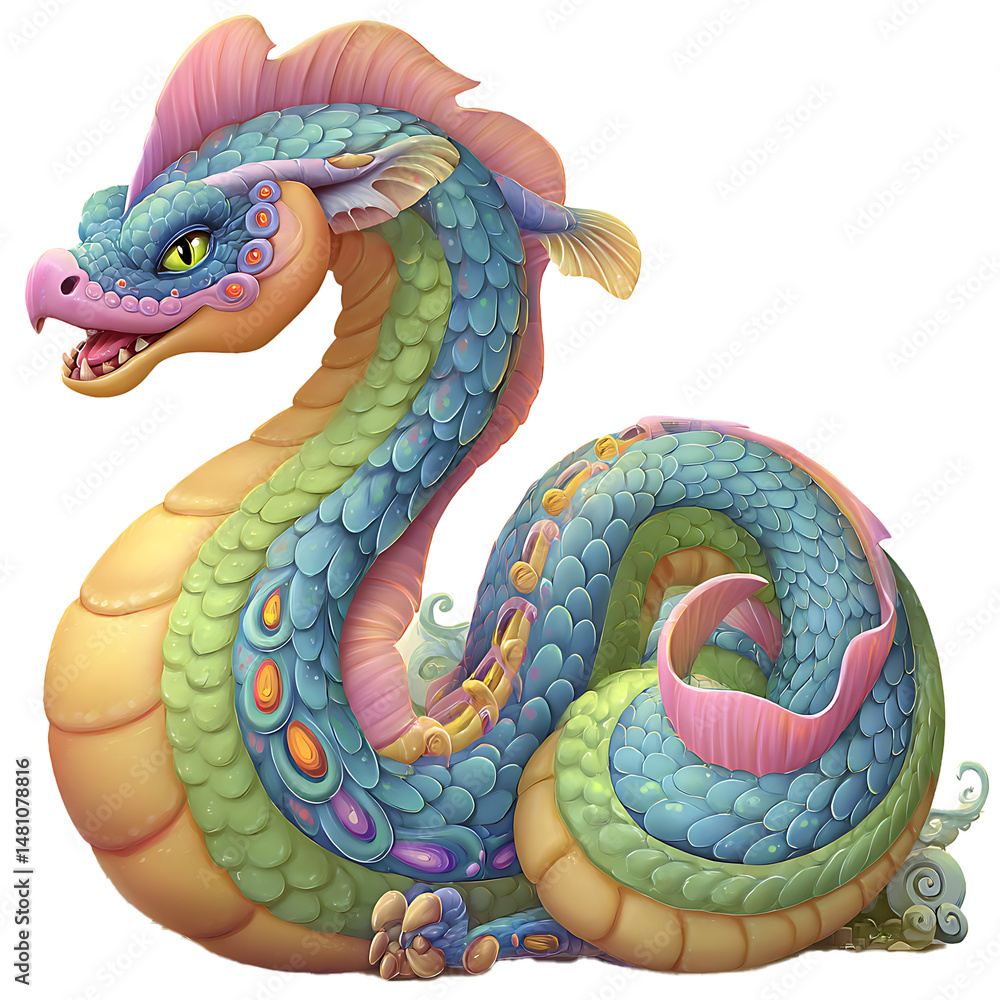 Obraz premium Wind Serpent Dungeons & Dragons