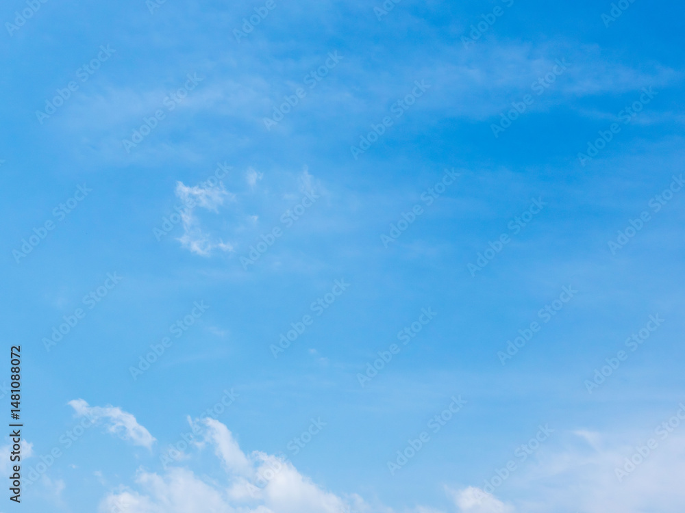 5月の山から見た青空と雲10 5月の山から見た青空と雲10
