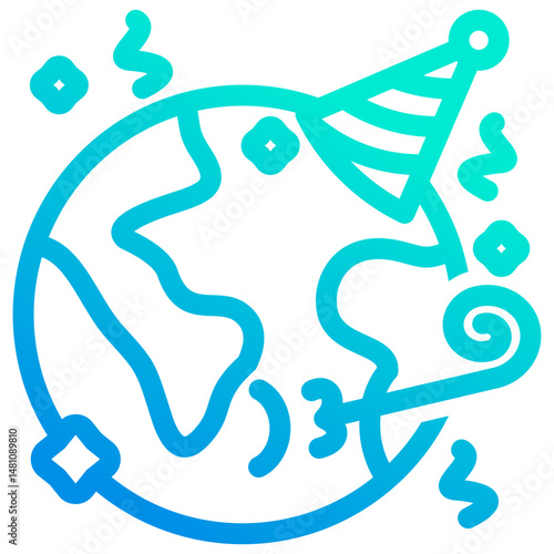 Earth Day Celebration Icon