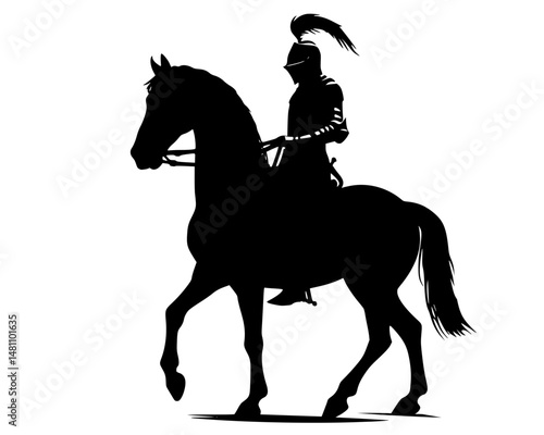 horse rider silhouette