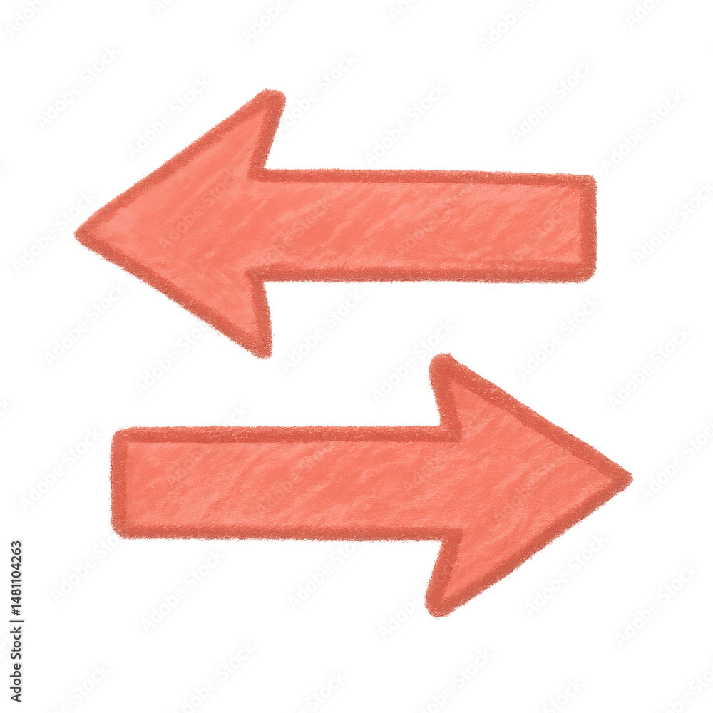 Fototapeta premium Salmon Arrows Design