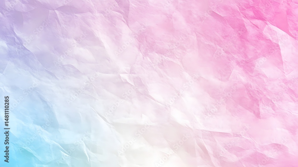 Obraz premium Pastel-colored crumpled paper texture background.