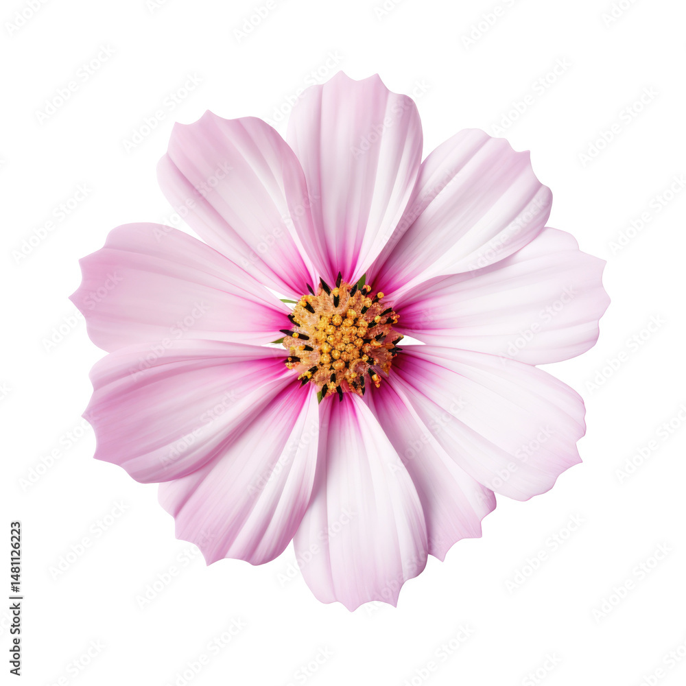 Natural Cosmos Flower with Gradient Color from Pink to Purple on Transparent Background
Natural Cosmos Flower with Gradient Color from Pink to Purple on Transparent Background