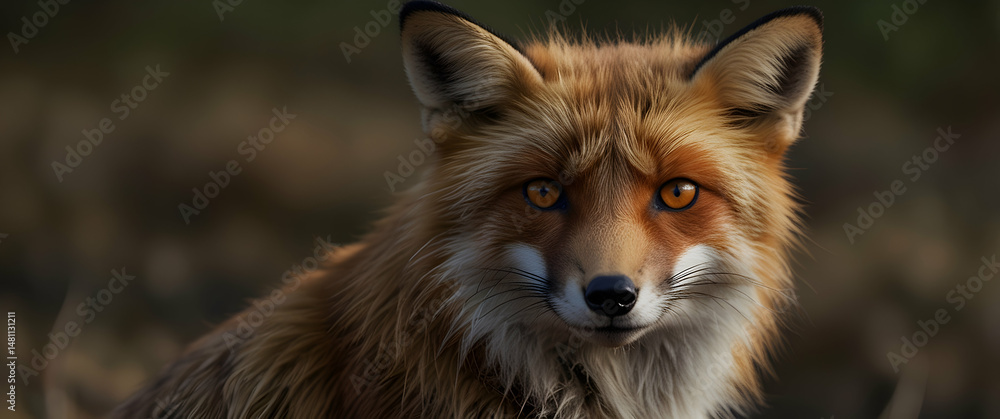 Fototapeta premium Red Fox Close-Up