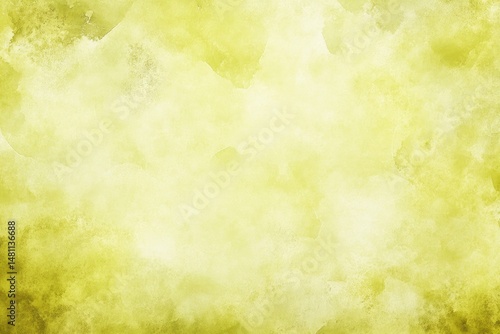 Abstract watercolor background in pale yellow and gold tones. Soft, diffused washes create a gentle, ethereal effect