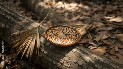 Wicker Coaster on Forest Log