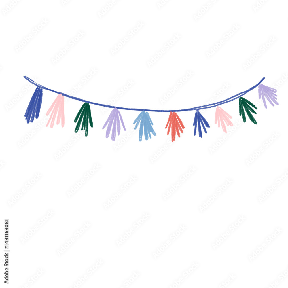 Fototapeta premium happy birthday ribbon