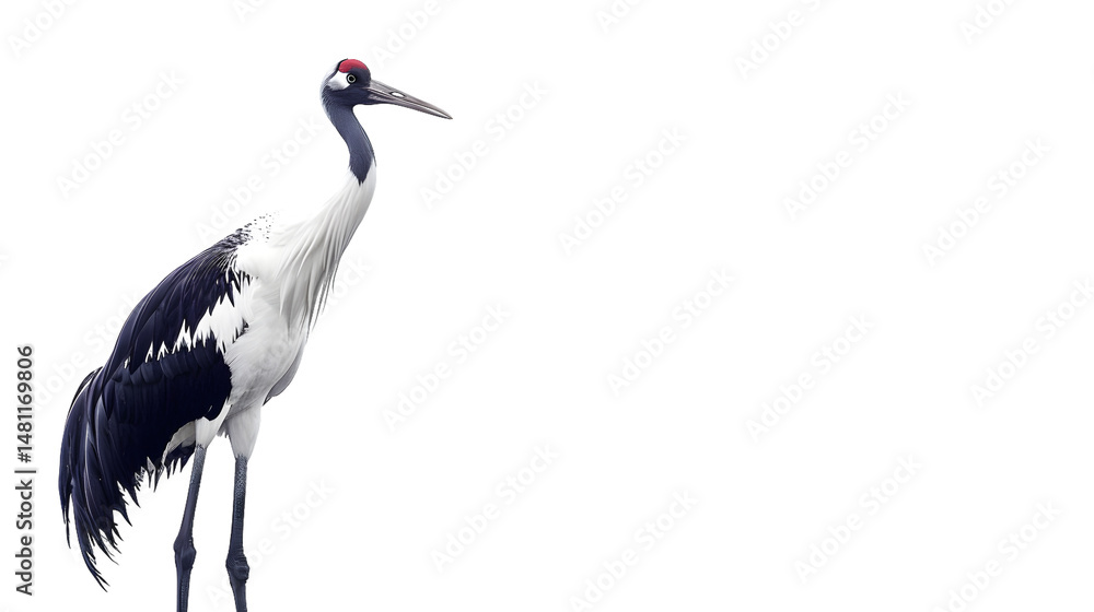 Zhalong Danding Crane in Qiqihar Heilongjiang Isolated Image for Creative Projects Zhalong Danding Crane in Qiqihar Heilongjiang Isolated Image for Creative Projects