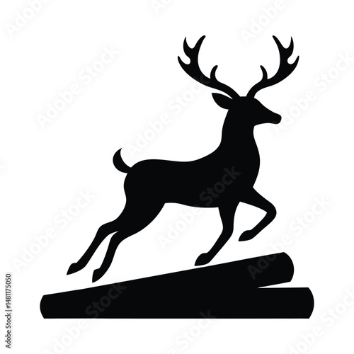 Dodo Bird Standing Calmly Vector Silhouette