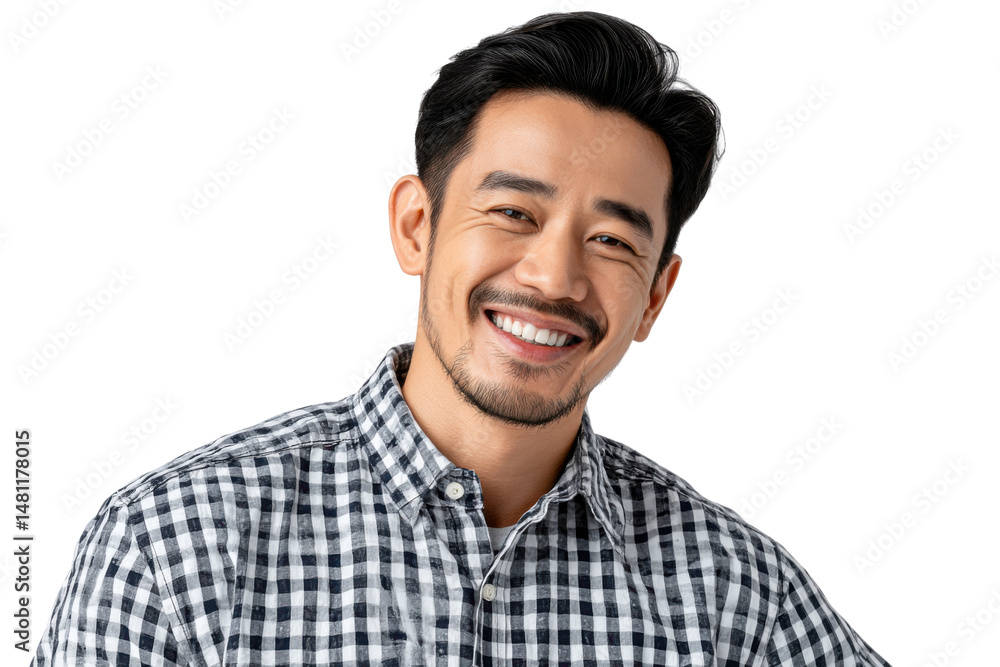 Joyful Portrait: A charismatic individual beams with a genuine smile, showcasing confidence and approachability in this photorealistic, modern portrait. Joyful Portrait: A charismatic individual beams with a genuine smile, showcasing confidence and approachability in this photorealistic, modern portrait.