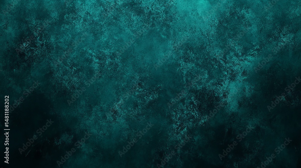 Obraz premium Deep Teal Textured Background