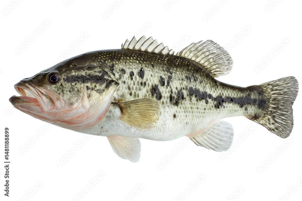 Fototapeta premium Largemouth Bass Fish Photo
