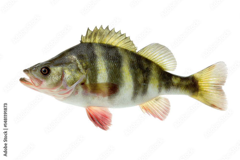 Striped Freshwater Fish Striped Freshwater Fish