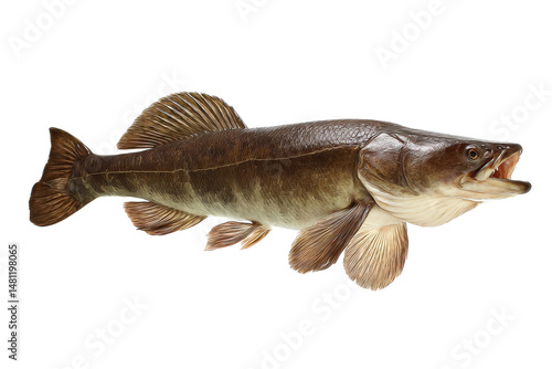 Burbot Fish Aquatic Life Closeup