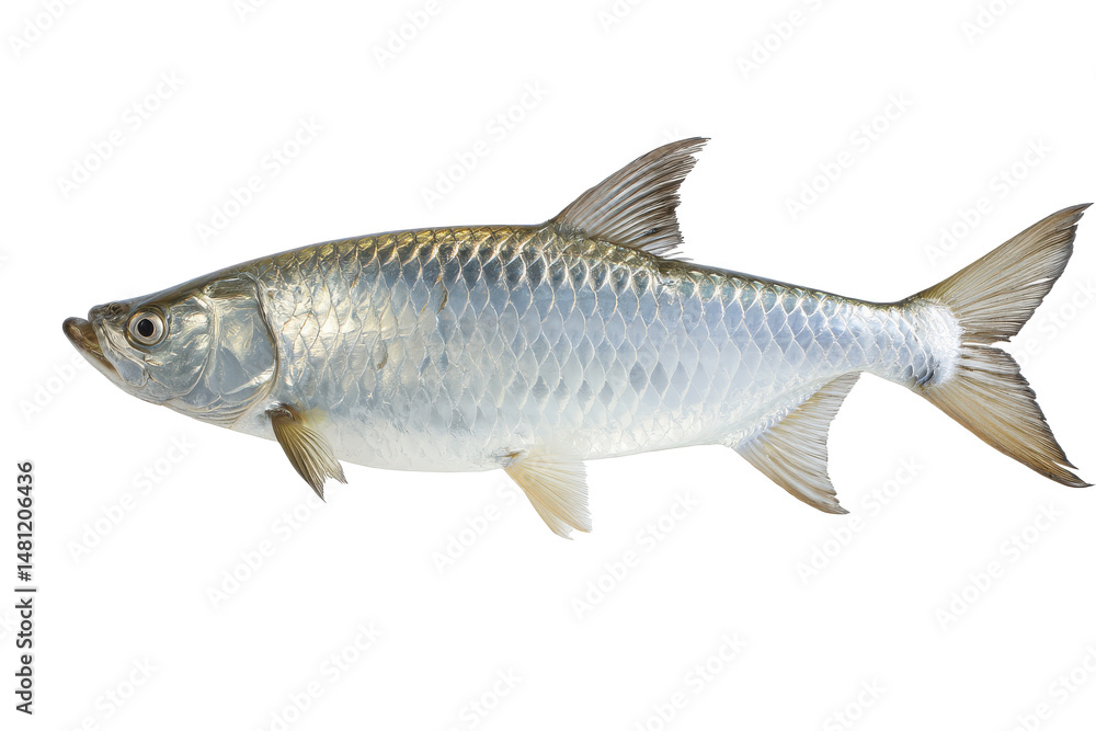 Fototapeta premium Silver Tarpon Fish Stock Photo