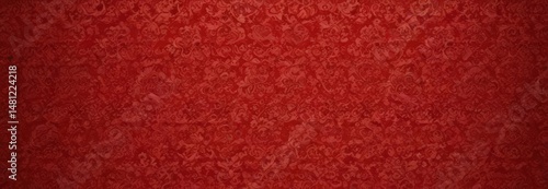 Intricate red damask pattern, perfect event design , invitation, decorative