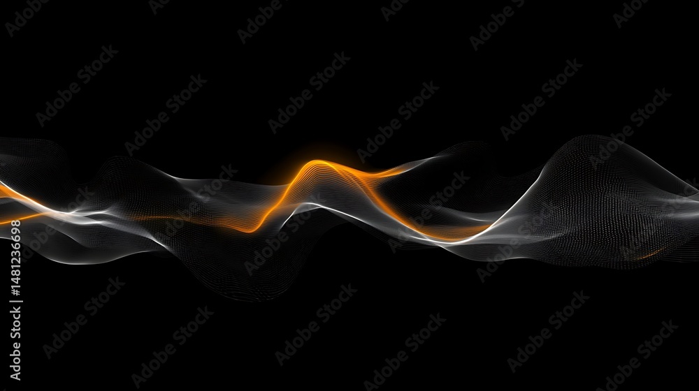 Fototapeta premium Abstract wave pattern (6)