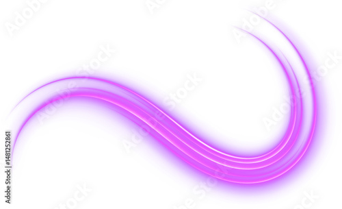 Purple Neon Lines