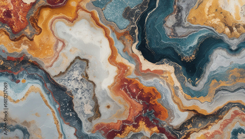 Abstract marble stone texture with rich color