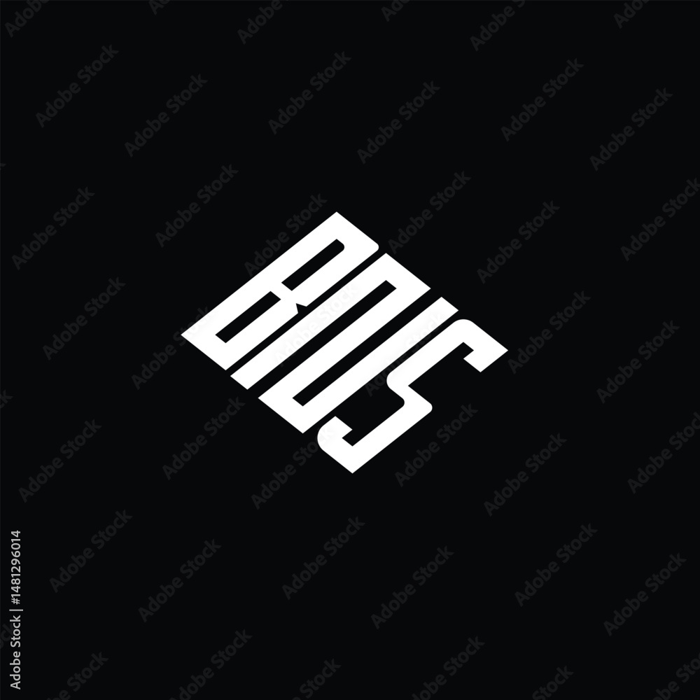 BNS letter logo design on black background. BNS letter logo design on black background.