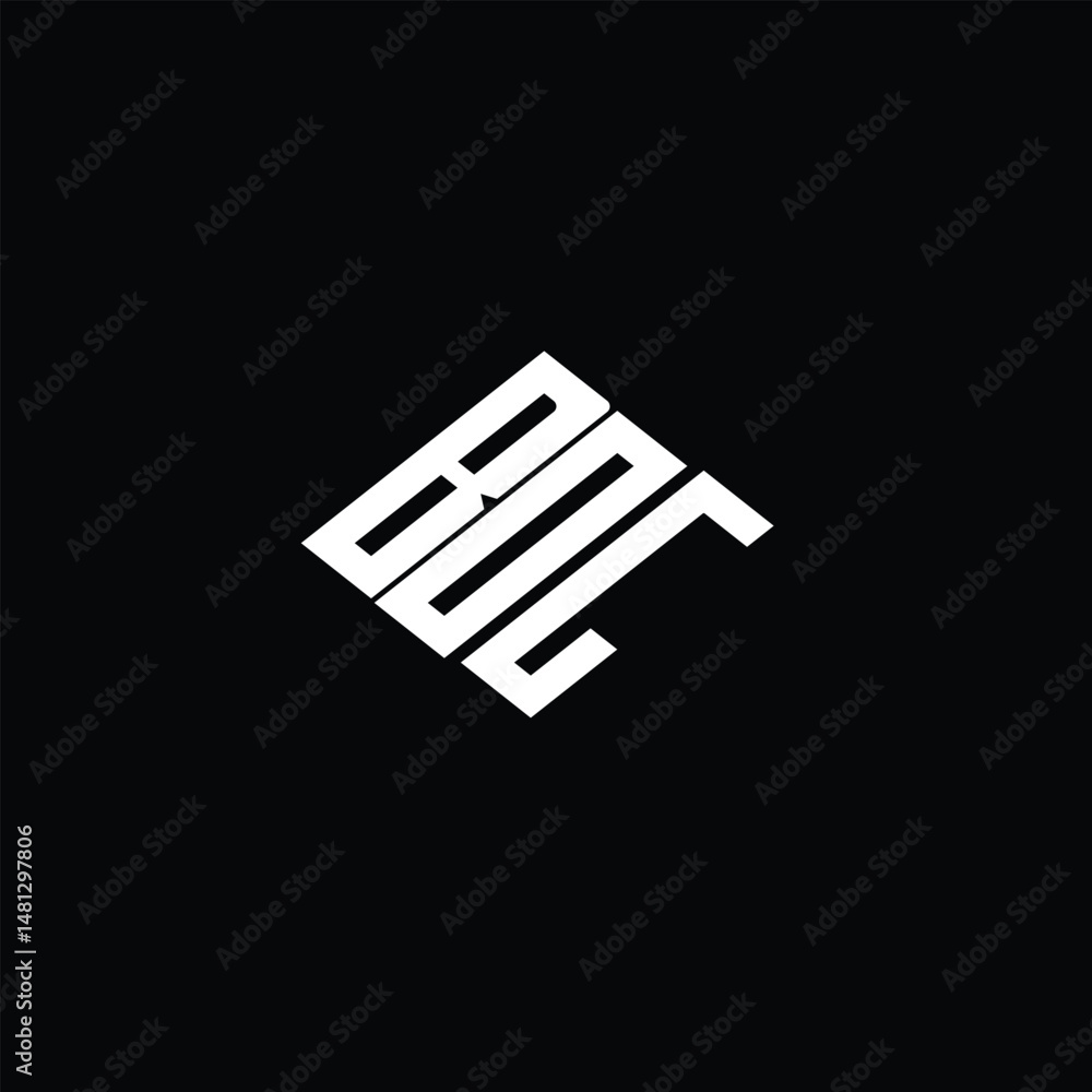 BOG letter logo design on black background. BOG letter logo design on black background.