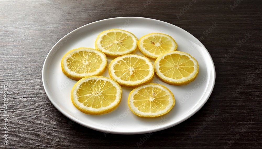 slices on white plate__ slices on white plate__