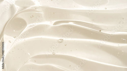 透明なジェルの滑らかな背景テクスチャ
