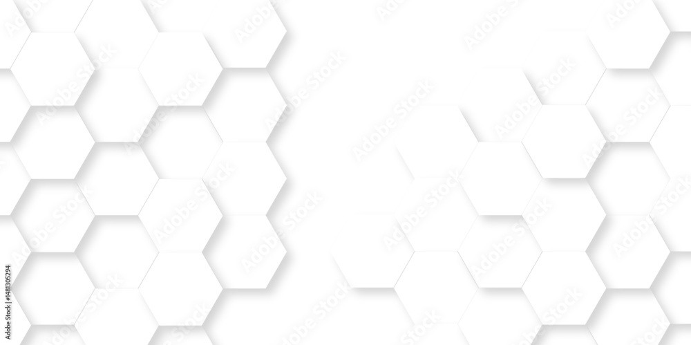 Abstract emboss white Hexagonal Background. Luxury White Pattern. Futuristic minimal honeycomb mosaic white background. geometric mesh cell texture. modern futuristic wallpaper. Abstract emboss white Hexagonal Background. Luxury White Pattern. Futuristic minimal honeycomb mosaic white background. geometric mesh cell texture. modern futuristic wallpaper.