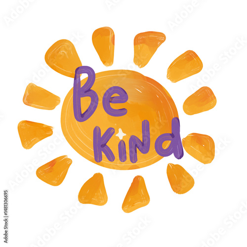 Be kind sticker cute