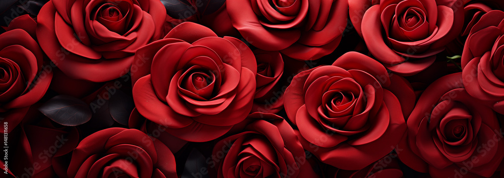 Elegant swirling pattern of deep crimson roses creating romantic luxury texture abstract background, Perfect for premium branding Elegant swirling pattern of deep crimson roses creating romantic luxury texture abstract background, Perfect for premium branding