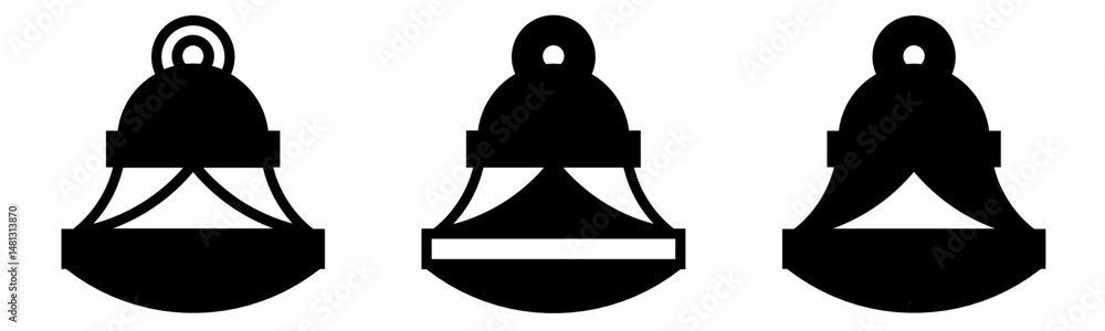 Fototapeta premium Bell icon on white background. Vector logo bell illustration.