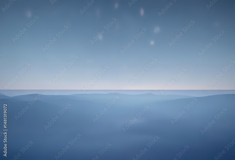 Fototapeta premium Gentle blue gradient, from deep to light shades Smooth, calming visual effect , wallpaper, water
