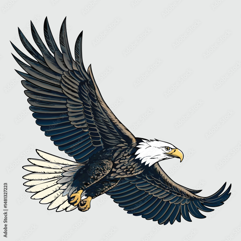 Fototapeta premium the eagle vector