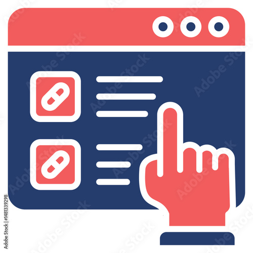 Care Record glyph color icon