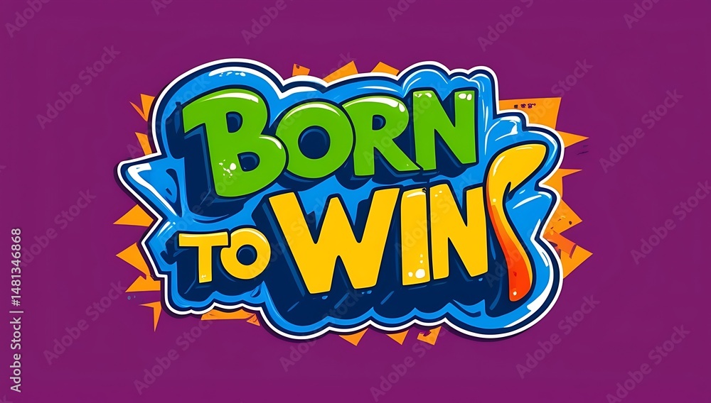 Fototapeta premium Motivational quote graphic design