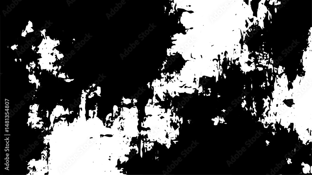 Obraz premium Abstract High-Contrast Grunge Texture with Distressed and Peeling Effects