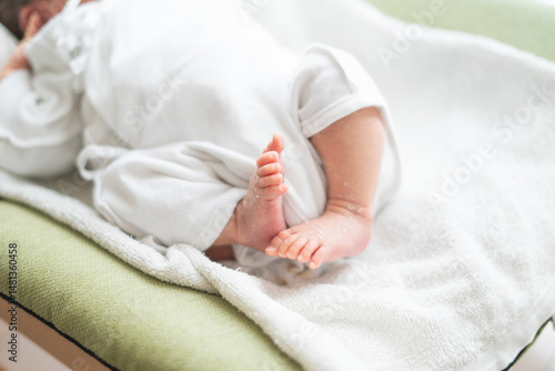 新生児（0歳0ヶ月）の足