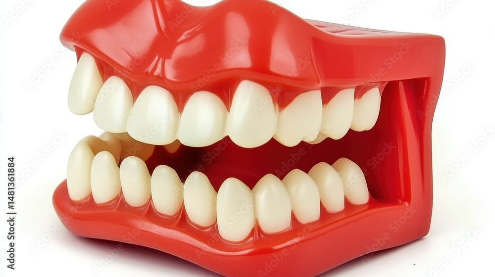 Obraz premium Plastic teeth and gums