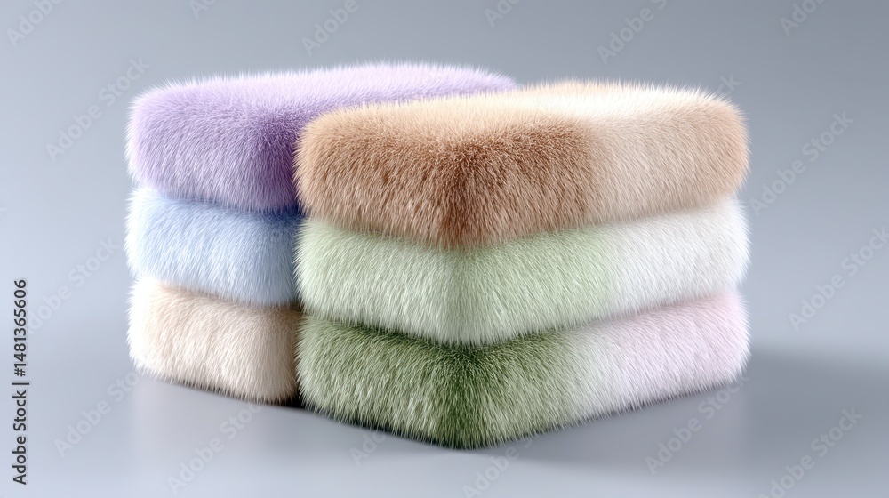 Soft Pastel Faux Fur Throws Cozy Textures Luxury Home Decor