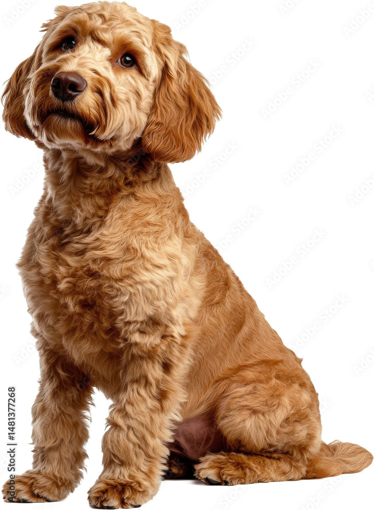 Adorable Golden-Brown Dog Portrait Adorable Golden-Brown Dog Portrait