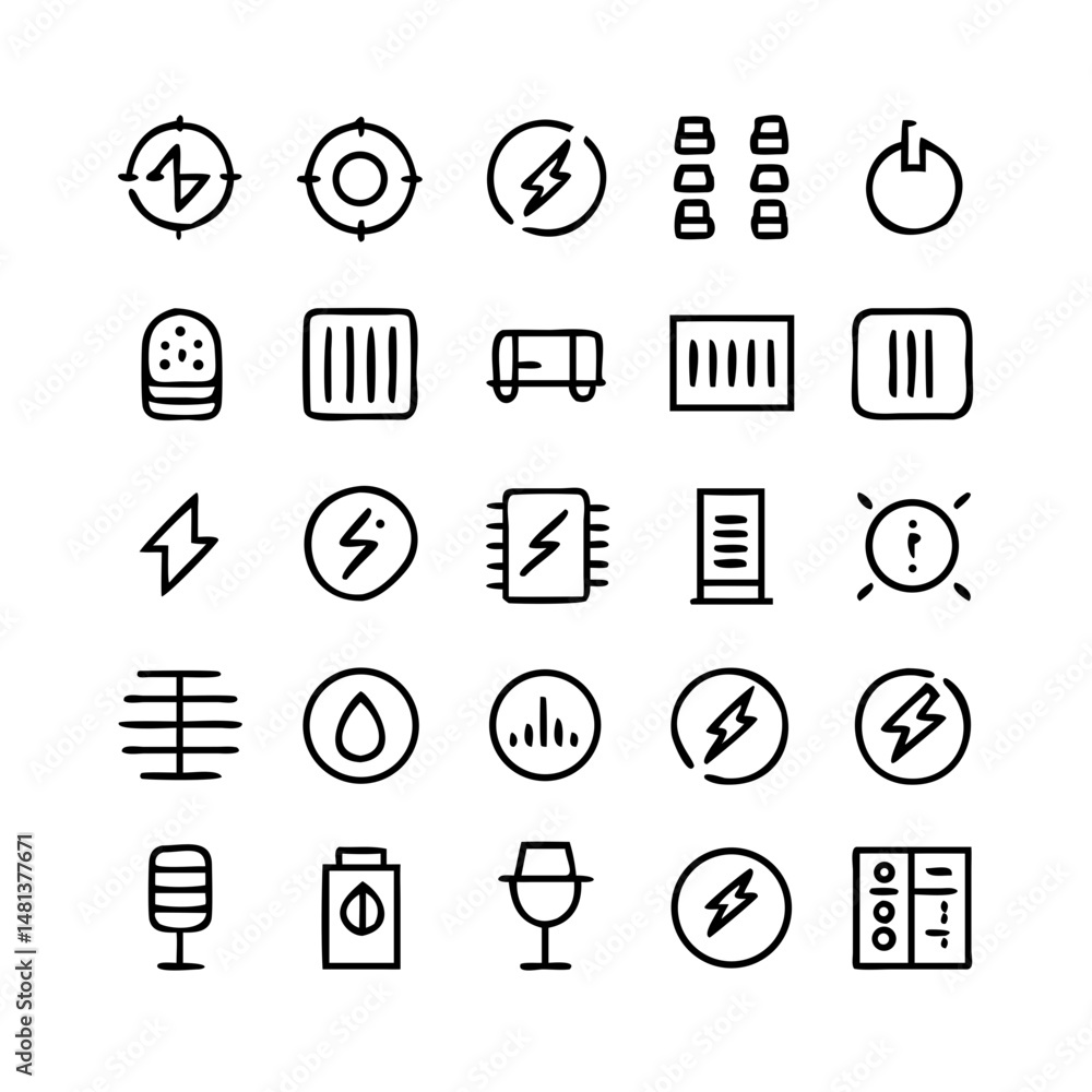 Energy saving and efficiency editable stroke outline icons set isolated on white background flat vector illustration. Alternative energy sources vector linear icons set. Ecology renewable energy . Energy saving and efficiency editable stroke outline icons set isolated on white background flat vector illustration. Alternative energy sources vector linear icons set. Ecology renewable energy .