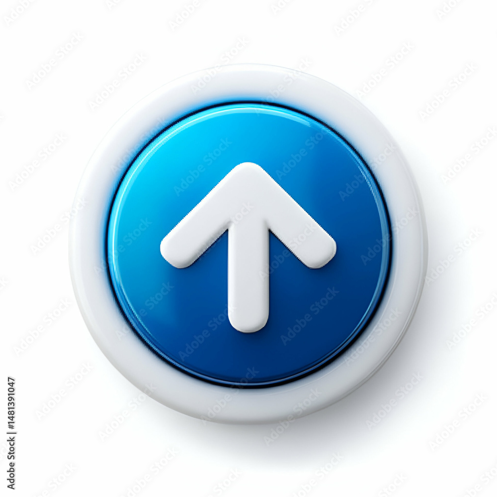 A modern blue arrow button symbolizing direction and progress, ideal for web and app design elements. A modern blue arrow button symbolizing direction and progress, ideal for web and app design elements.