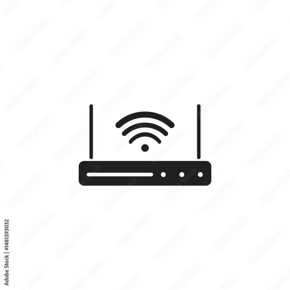 router logo and vector template router logo and vector template