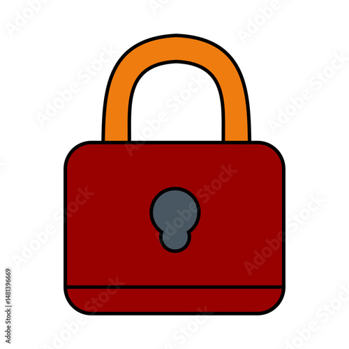 premium icon design | simple and perfect fence security lock icon design to complement your design