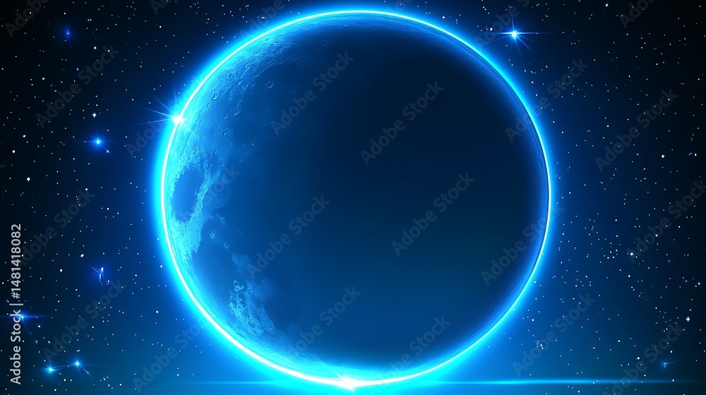 Obraz premium Planet in space